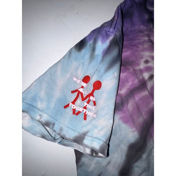 Travis Scott cactus jack Astroworld tour 2019 tie dye medium shirt - Picture 2 of 5